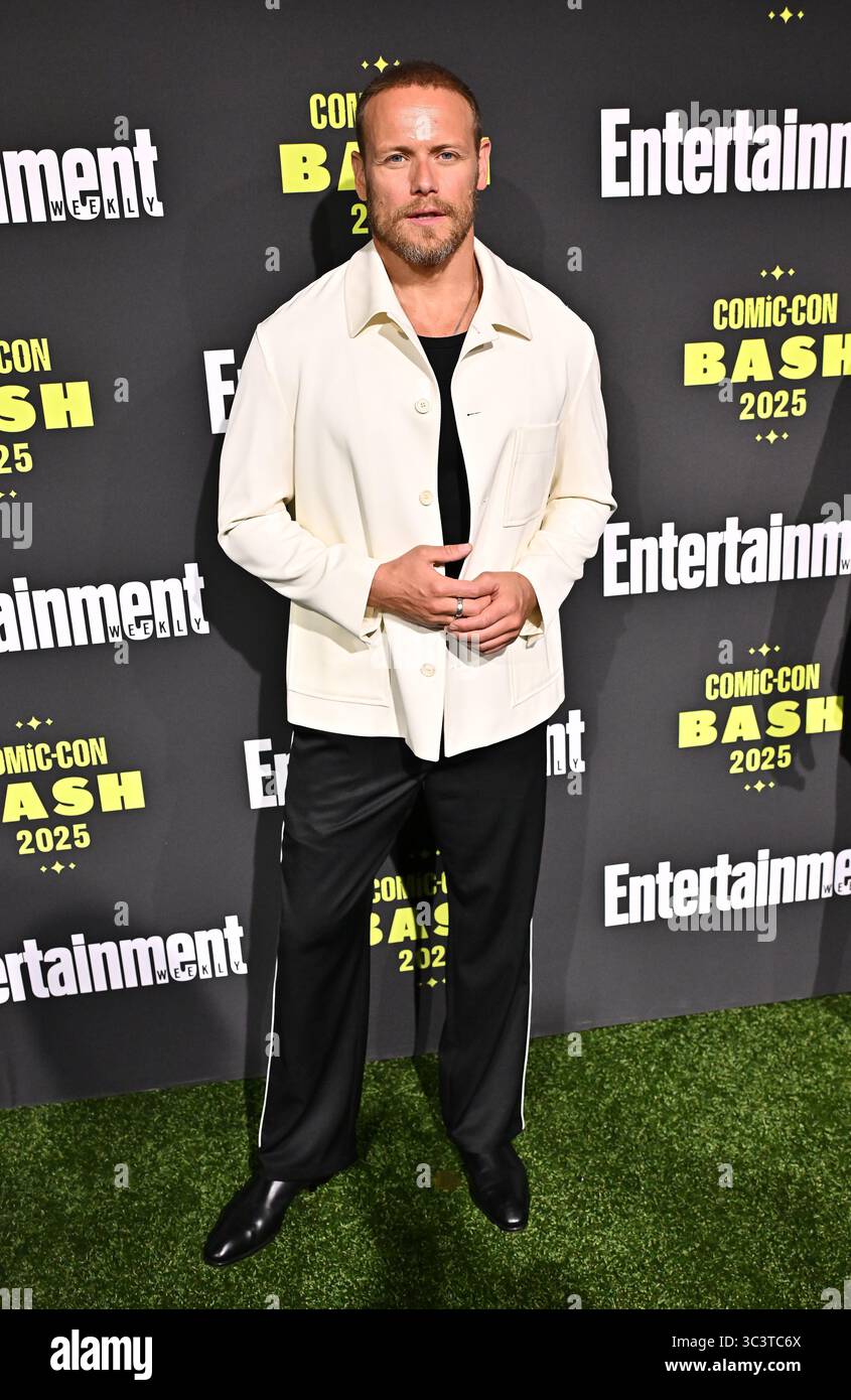 San Diego, États-Unis. 26 juillet 2025. Sam Heughan arrive à Entertainment Weekly's Annual Comic-Con bash qui se tient au Float au Hard Rock Hotel San Diego le 26 juillet 2025 à San Diego, CA. © Starbuck/ Credit : AFF/Alamy Live News Banque D'Images