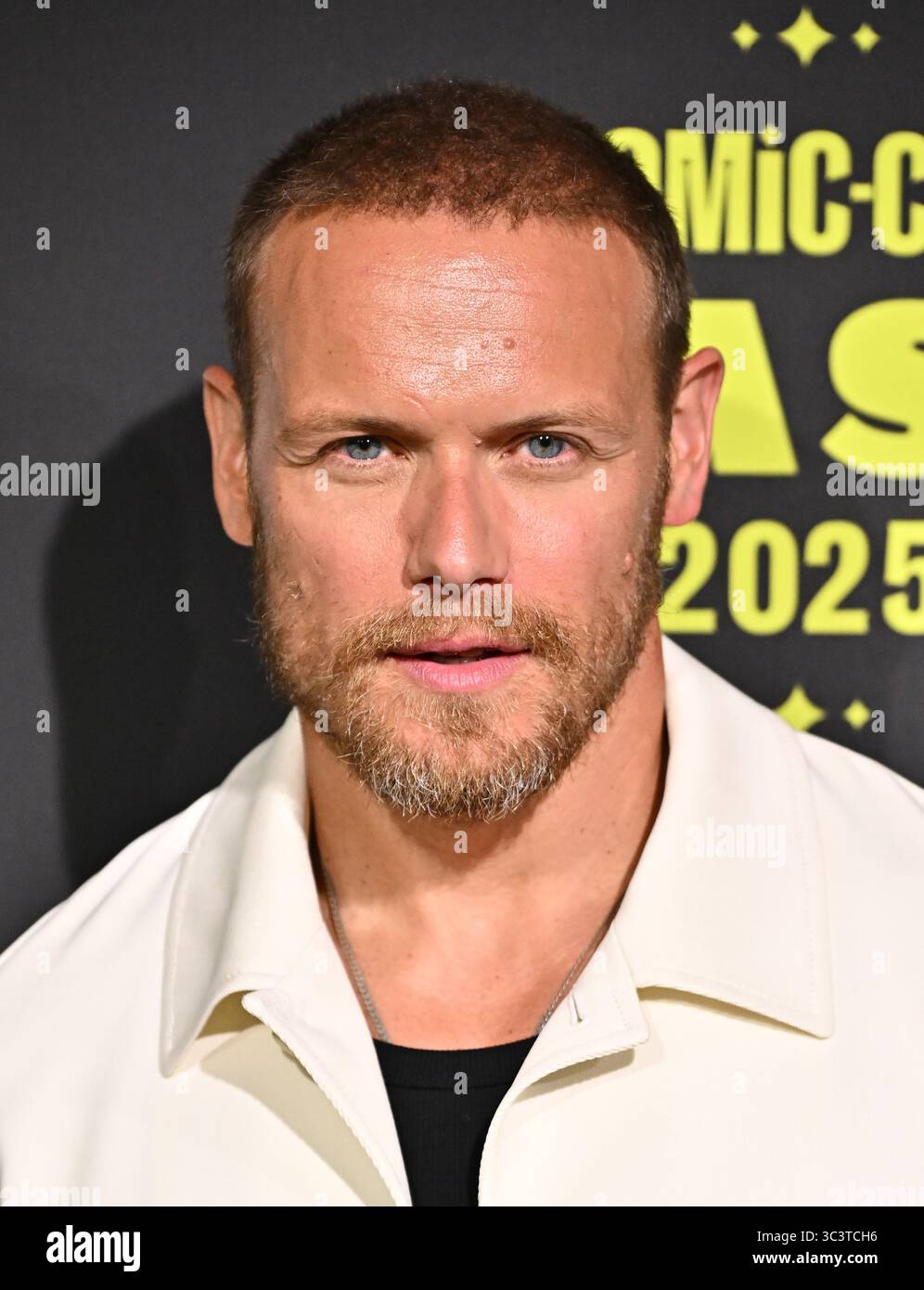 San Diego, États-Unis. 26 juillet 2025. Sam Heughan arrive à Entertainment Weekly's Annual Comic-Con bash qui se tient au Float au Hard Rock Hotel San Diego le 26 juillet 2025 à San Diego, CA. © Starbuck/ Credit : AFF/Alamy Live News Banque D'Images