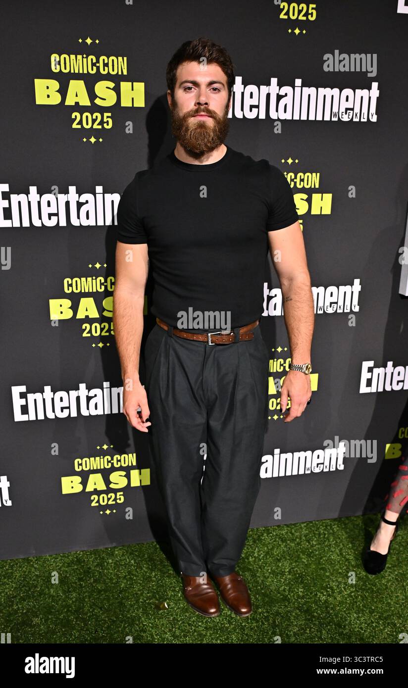 San Diego, États-Unis. 26 juillet 2025. Sam Retford arrive à Entertainment Weekly's Annual Comic-Con bash qui se tient au Float au Hard Rock Hotel San Diego le 26 juillet 2025 à San Diego, CA. © Starbuck/ Credit : AFF/Alamy Live News Banque D'Images