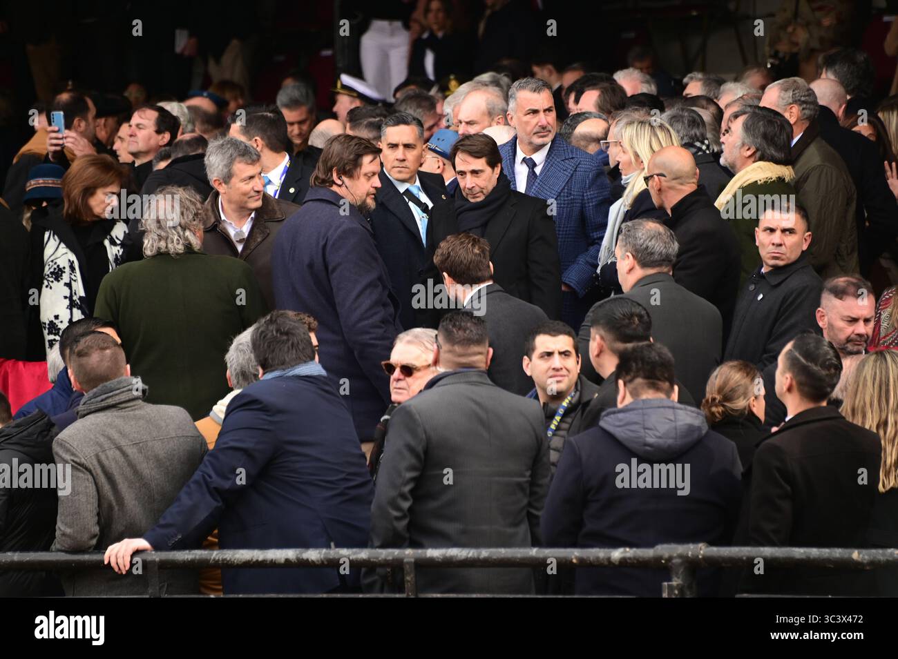 Le président argentin Javier Milei a inauguré la 137e exposition rurale. Banque D'Images
