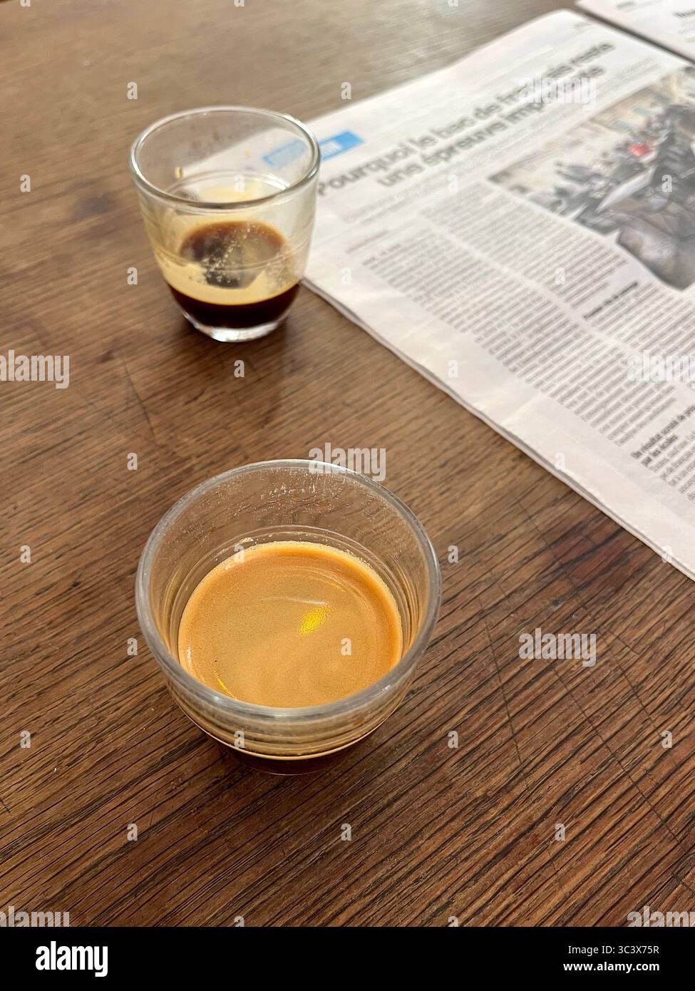 Zinc Bar, Paris Banque D'Images