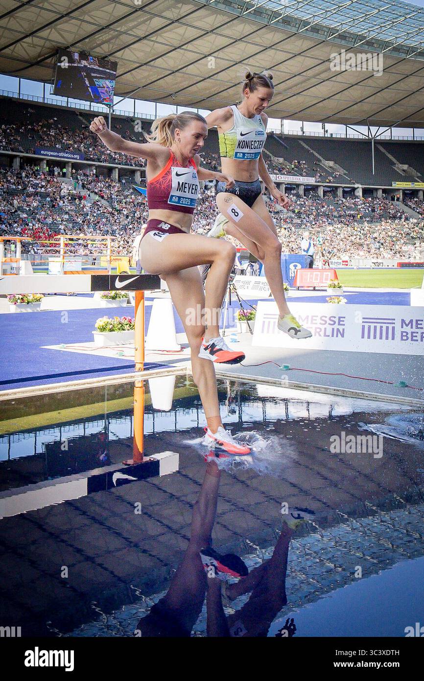 Berlin, Deutschland. 27 juillet 2025. ; ISTAF AM 27.07.2025 im Olympiastadion à Berlin (GER). Crédit : dpa/Alamy Live News Banque D'Images