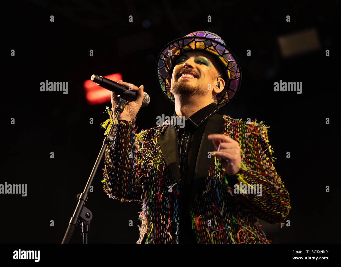Londres, Angleterre. 27 juillet 2025. Boy George se produit en concert avec culture Club au Uptown Festival, South East London. Cristina Massei/Alamy Live News Banque D'Images