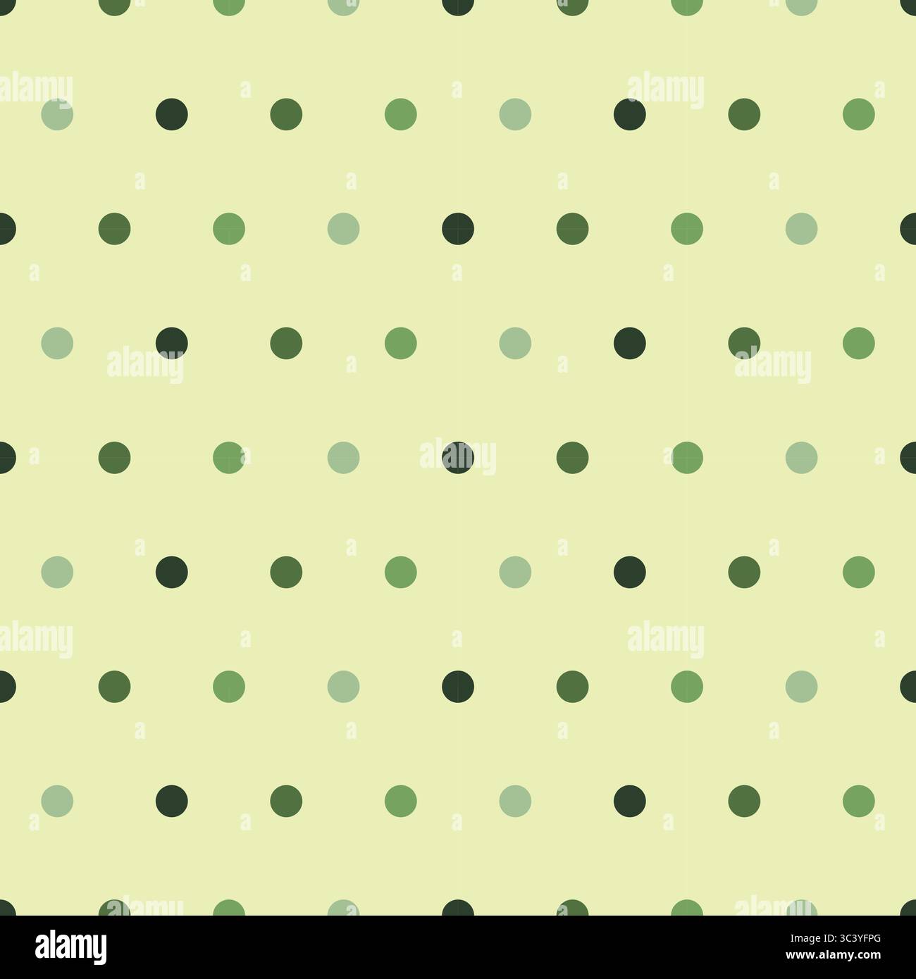 Dots Green Color Seamless Pattern adapté au textile ou au papier peint Illustration de Vecteur