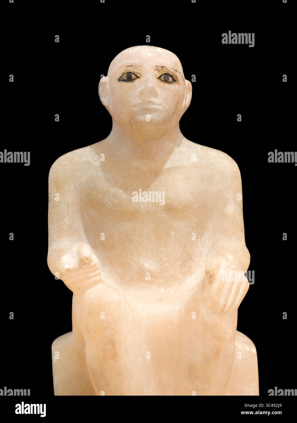 Egypte, le Caire, Grand Musée égyptien (GEM), statue de Mesehti, d'Asyut. Banque D'Images
