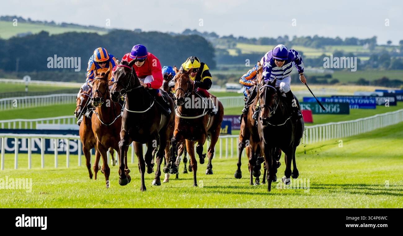 16 septembre 2018 - Curragh, KIL, États-Unis - 16 septembre 2018 : Skitter Scatter, piloté par Ronan Whelan, remporte les Moyglare Stud Stakes lors de l'Irish Champions Stakes Day à Curragh Racecourse le 16 septembre 2018 à Curragh, Irlande. Scott Serio/ESW/CSM(image de crédit : &copy ; Scott Serio/CSM via ZUMA Wire) Banque D'Images