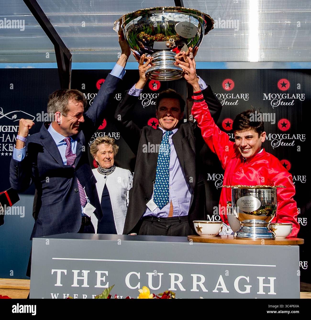 16 septembre 2018 - Curragh, KIL, États-Unis - 16 septembre 2018 : Skitter Scatter, piloté par Ronan Whelan, remporte les Moyglare Stud Stakes lors de l'Irish Champions Stakes Day à Curragh Racecourse le 16 septembre 2018 à Curragh, Irlande. Scott Serio/ESW/CSM(image de crédit : &copy ; Scott Serio/CSM via ZUMA Wire) Banque D'Images
