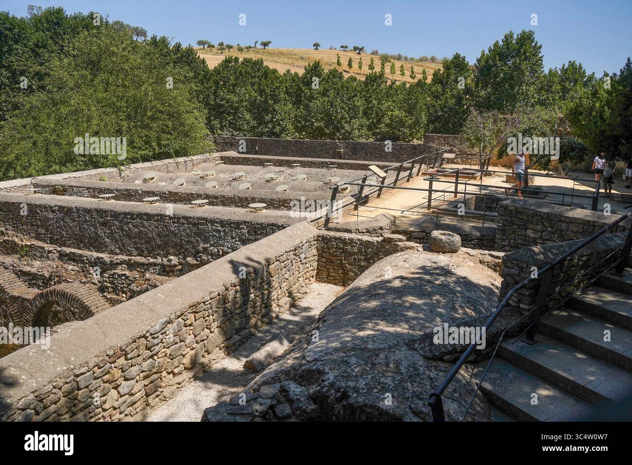 Bains arabes à Ronda, 13ème siècle, Ronda, Andalousie, Espagne. Banque D'Images