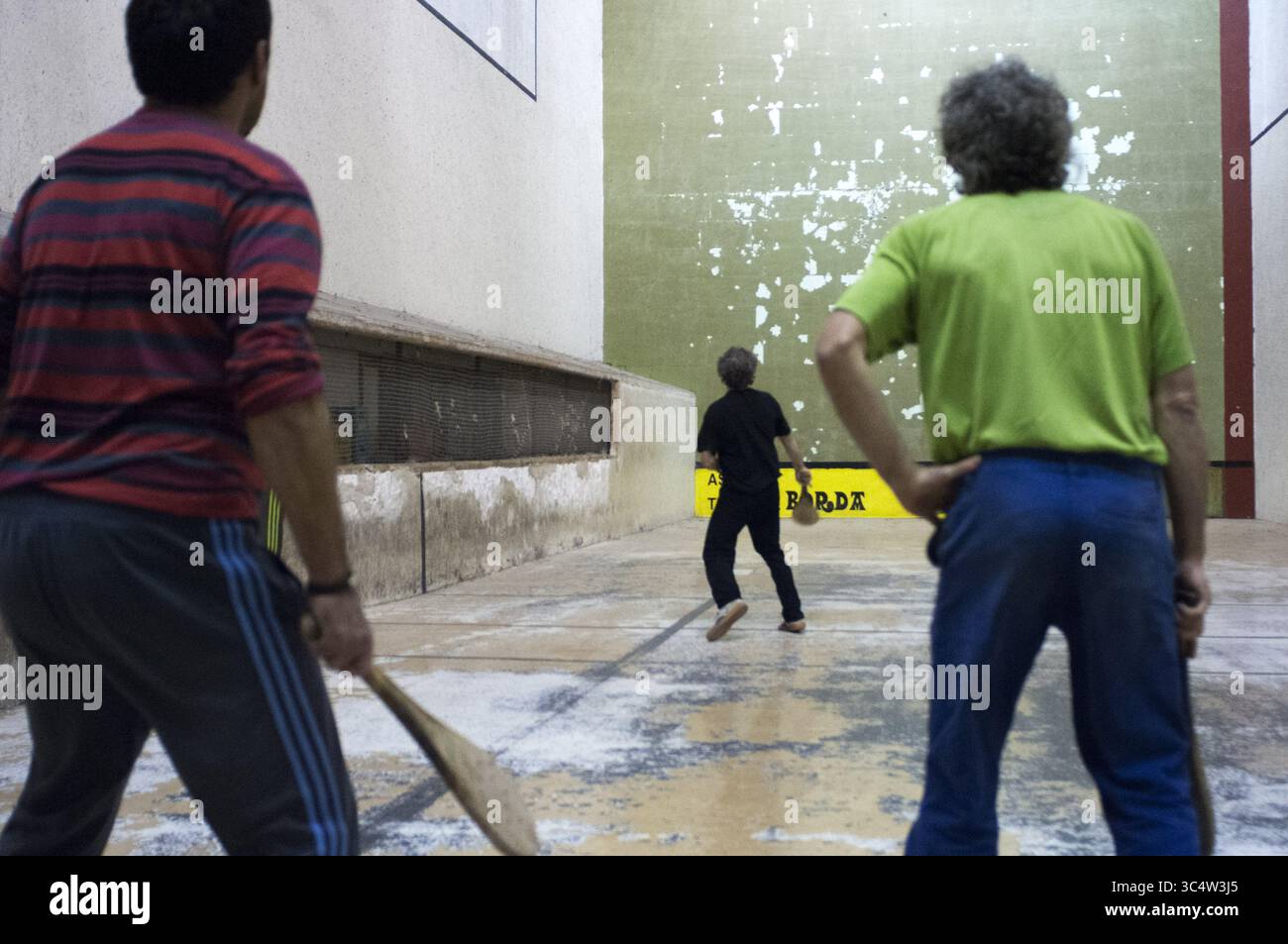 7 décembre 2012 - Euskadi, Espagne - Pelota vasca Arena in the Trinkete Borda Restaurant Irun Gipuzkoa Euskadi pays Basque, Espagne (crédit image : © Sergi Reboredo/ZUMA Wire) Banque D'Images