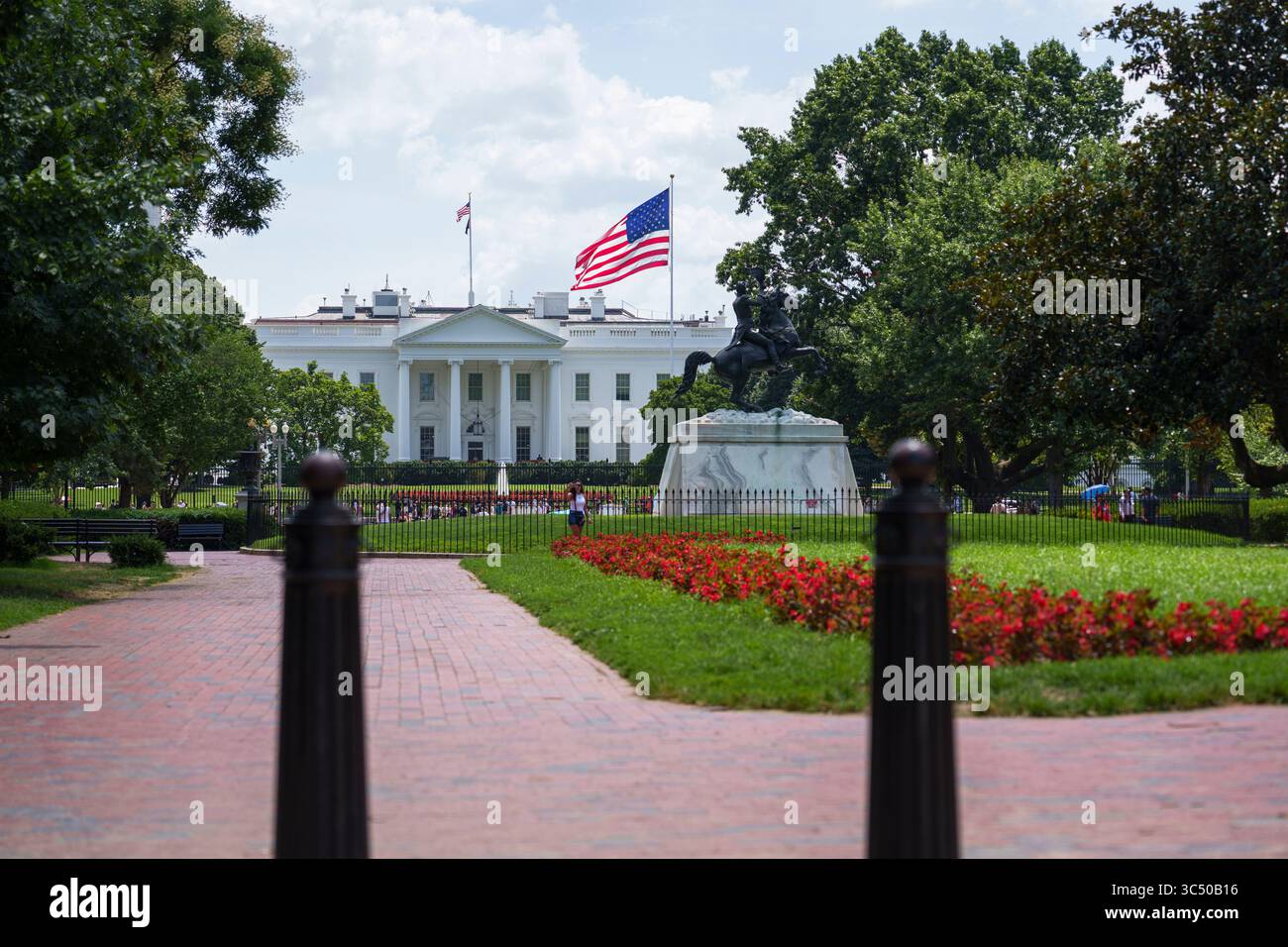 WASHINGTON, États-Unis — 28 juillet 2025 : la Maison Blanche. Banque D'Images