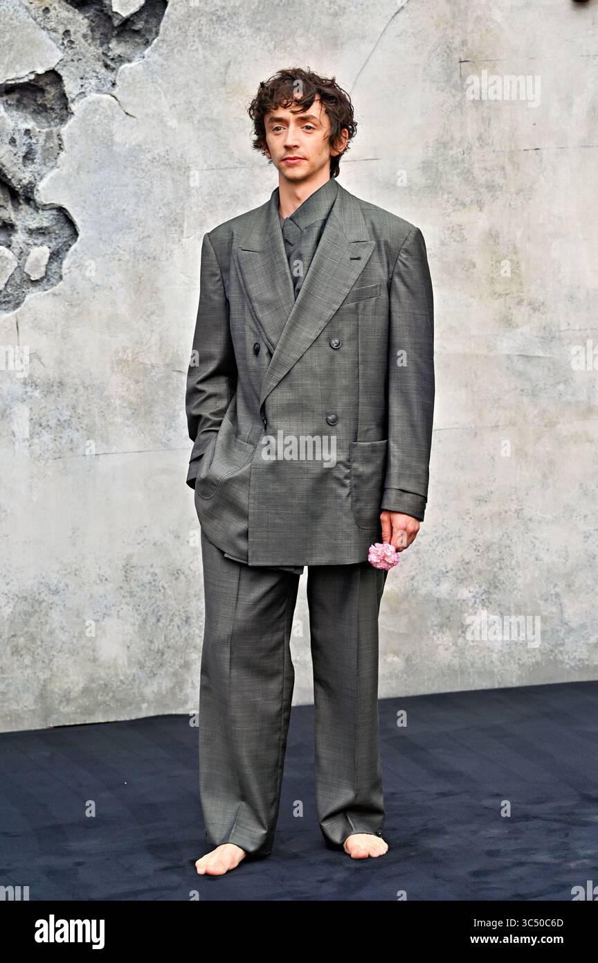 LONDRES, ROYAUME-UNI. 29 juillet 2025. Samuel Blenkin à la première du film « Alien Earth » au Barbican Centre, Londres, Royaume-Uni. (Photo de 李世惠/Voir Li/Picture Capital) crédit : Voir Li/Picture Capital/Alamy Live News Banque D'Images