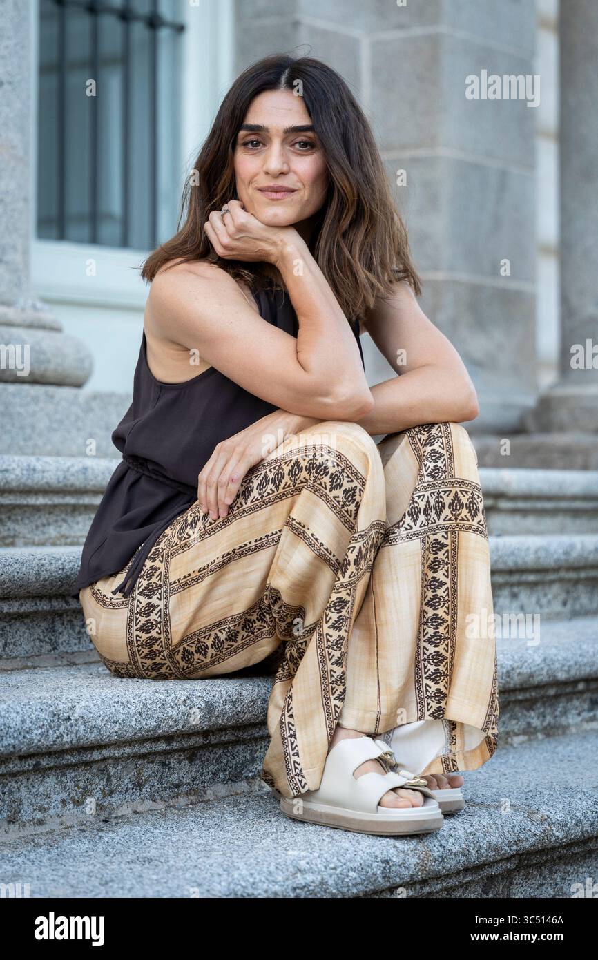Olivia Molina lors du tournage de « un hombre de verdad » au Palacio Infante Don Luis le 29 juillet 2025 à Boadilla del Monte, Espagne. (Crédit : Miguel Escavias/Alfa images/Alamy Live News) Banque D'Images Olivia Molina lors du tournage de « un hombre de verdad » au Palacio Infante Don Luis le 29 juillet 2025 à Boadilla del Monte, Espagne. (Crédit : Miguel Escavias/Alfa images/Alamy Live News) Banque D'Images