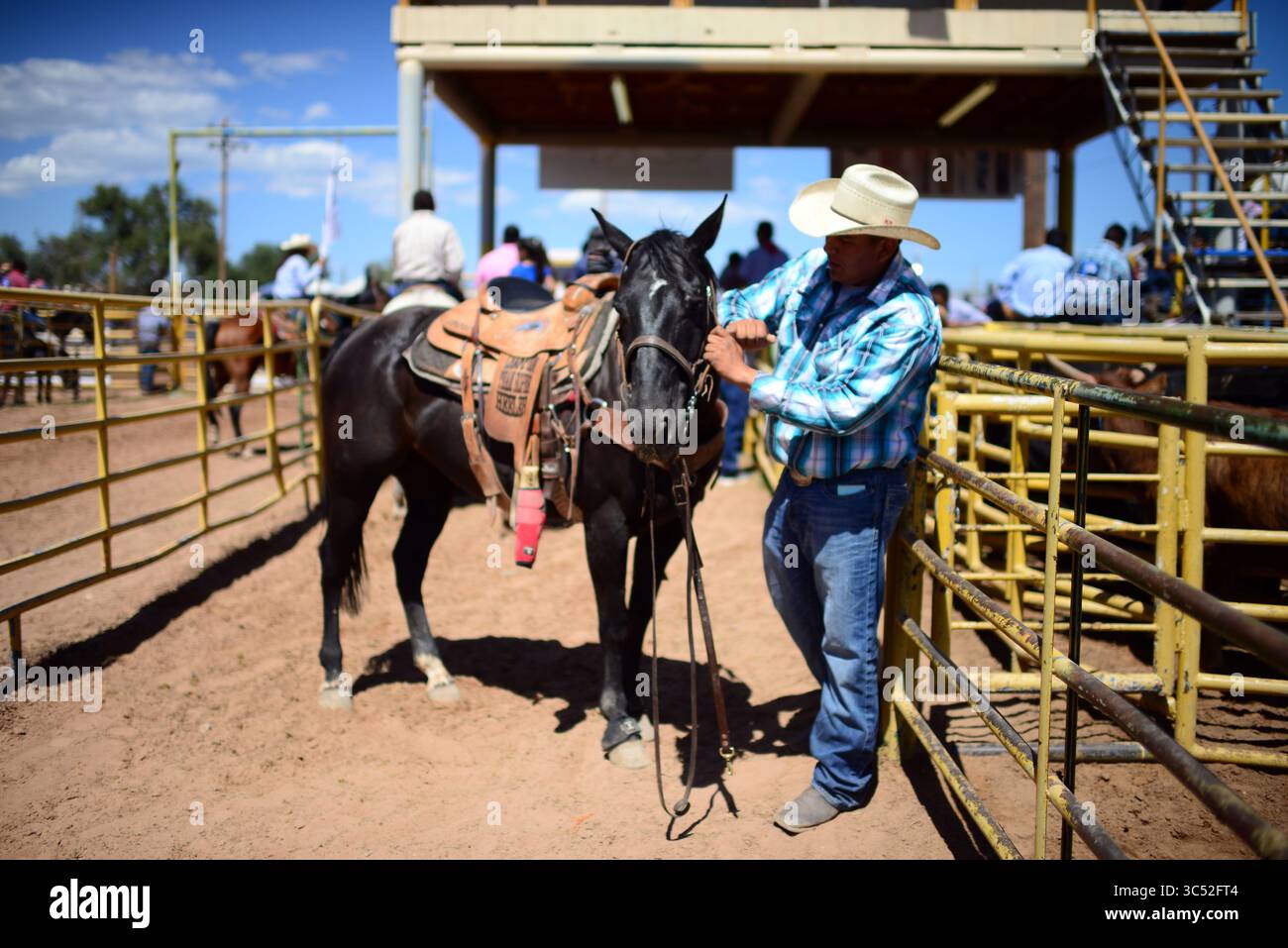 10 septembre 2016, Window Rock, Arizona, États-Unis : Navajo Nation Fair, un événement de renommée mondiale qui présente l'agriculture, les beaux-arts et l'artisanat navajo, avec la promotion et la préservation du patrimoine Navajo en offrant des divertissements culturels. Window Rock, Arizona. (Crédit image : © Nano Calvo/VW pics via ZUMA Wire) Banque D'Images