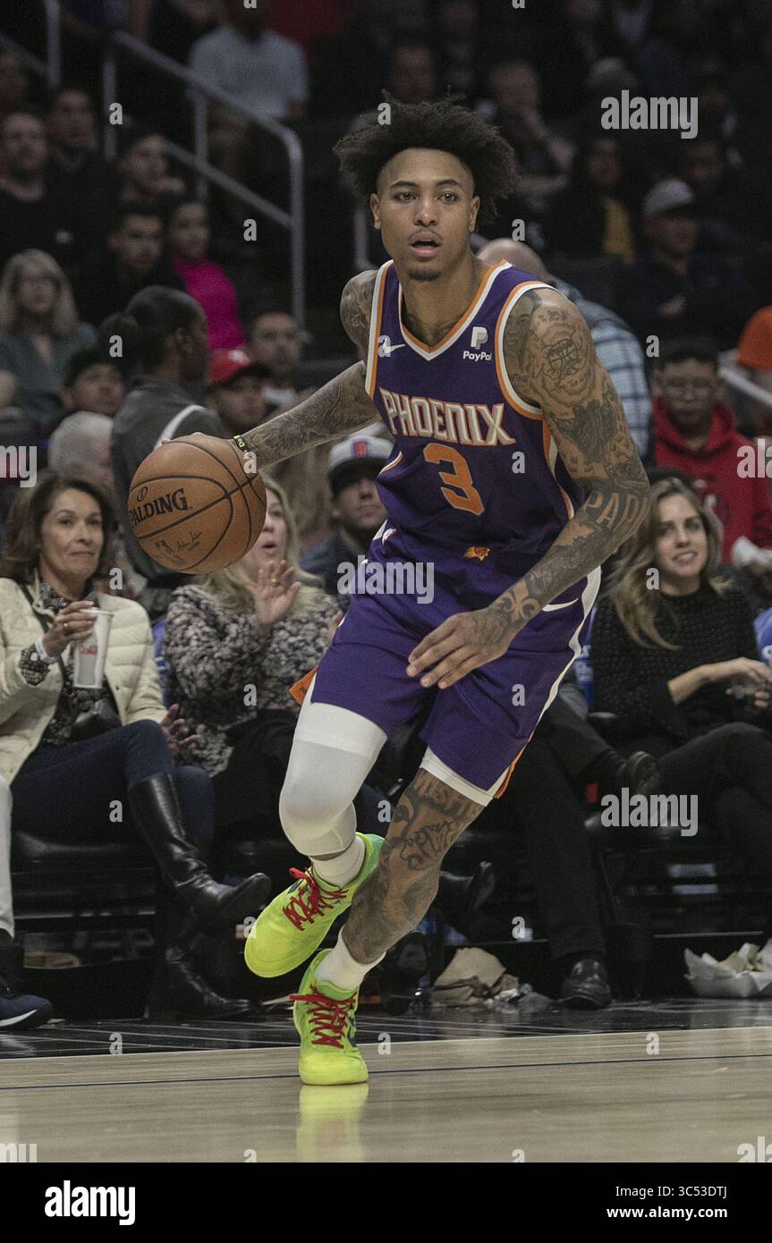 17 décembre 2019, Los Angeles, Californie, États-Unis : Kelly Oubre Jr. #3 des Suns de Phoenix lors de leur match NBA avec les Clippers de Los Angeles le mardi 17 décembre 2019 au Staples Center de Los Angeles, Californie. Clippers bat Suns, 120-99. JAVIER ROJAS/PI (crédit image : © Prensa Internacional via ZUMA Wire) Banque D'Images