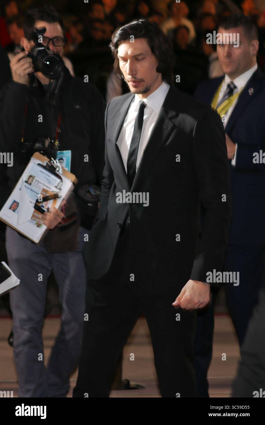 2 janvier 2020, Palm Springs, Californie, États-Unis : Star Wars Kylo Ren acteur matrimonial, PILOTE ADAM sur le tapis rouge lors de la soirée des Gala Awards au 31e Festival international du film de Palm Springs. (Crédit image : © Dane Andrew/ZUMA Wire) Banque D'Images