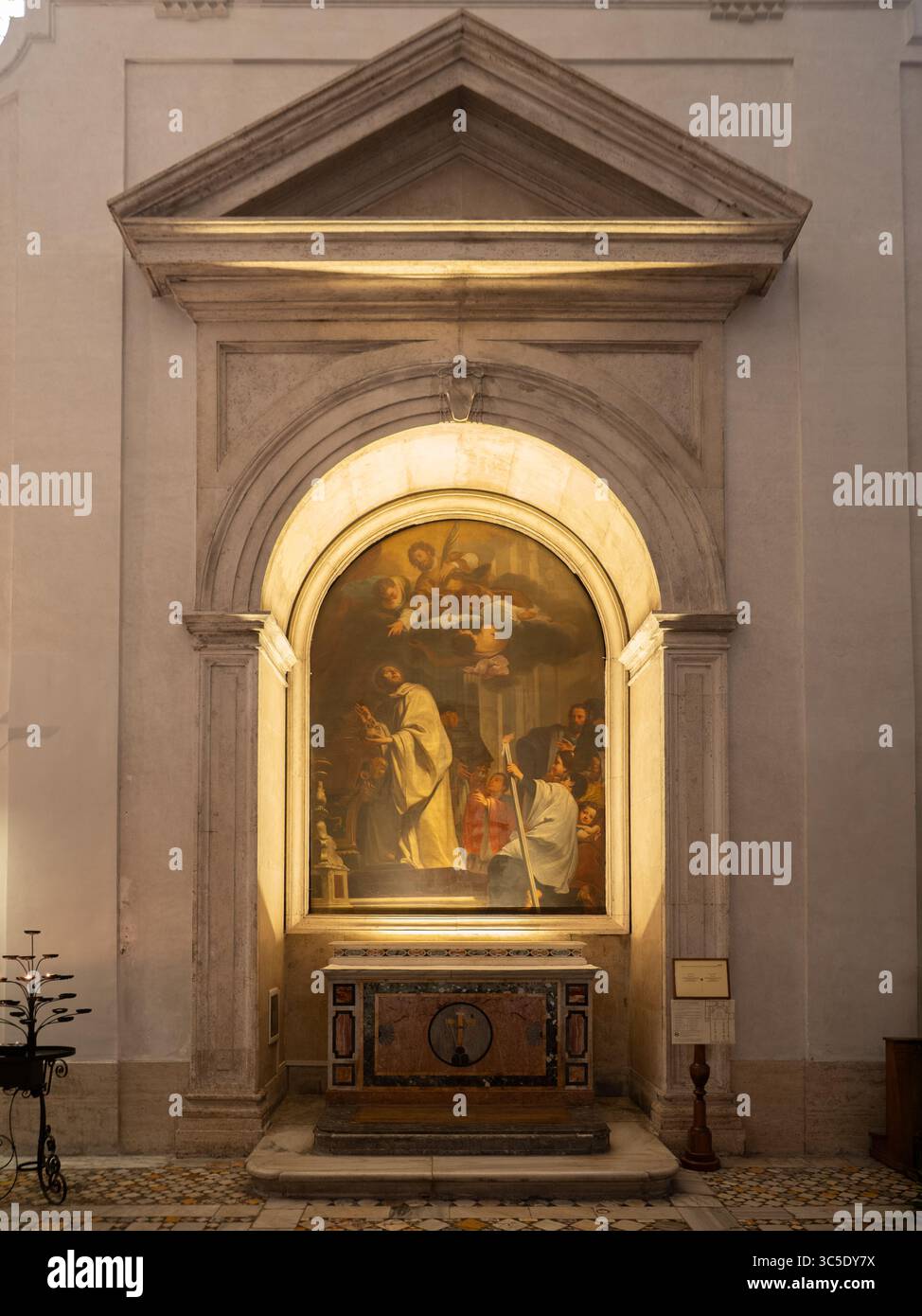 Basilica di Santa Croce in Gerusalemme église de style baroque à Rome, Italie Banque D'Images