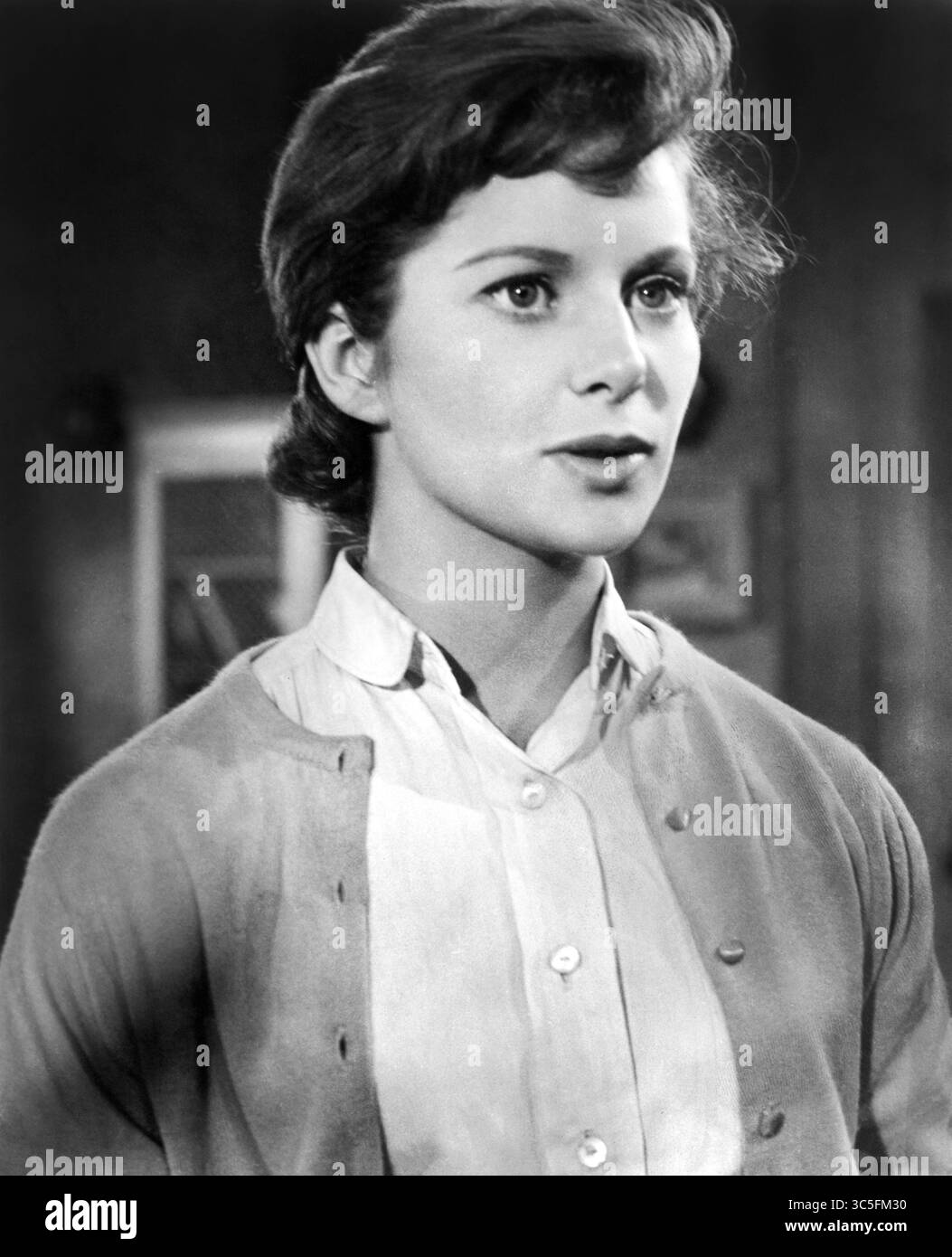 10 juillet 2019, États-Unis : Nancy Malone, Portrait publicitaire pour le film, ''les violeurs'', RKO Radio Pictures, 1957 (crédit image : © JT Vintage/Glasshouse via ZUMA Wire) Banque D'Images