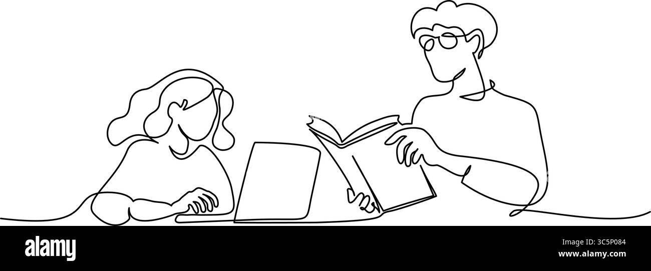 Carte de retour à l'école. Concept d'éducation. Livre de lecture étudiant garçon Illustration de Vecteur