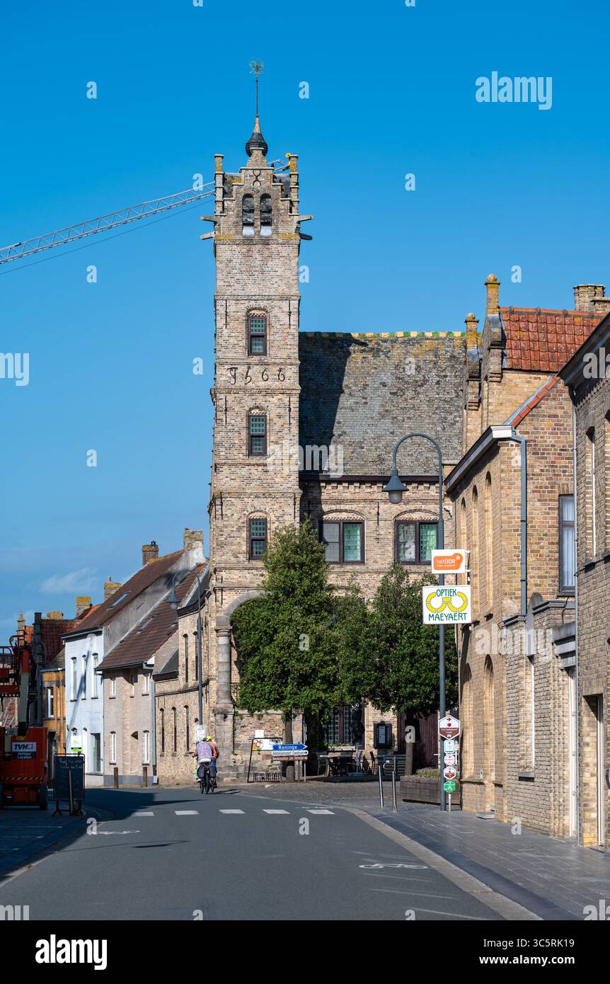 Église Saint-Pierre du village de Lo Reninge, Flandre occidentale, Belgique 8 juillet 2025 Banque D'Images