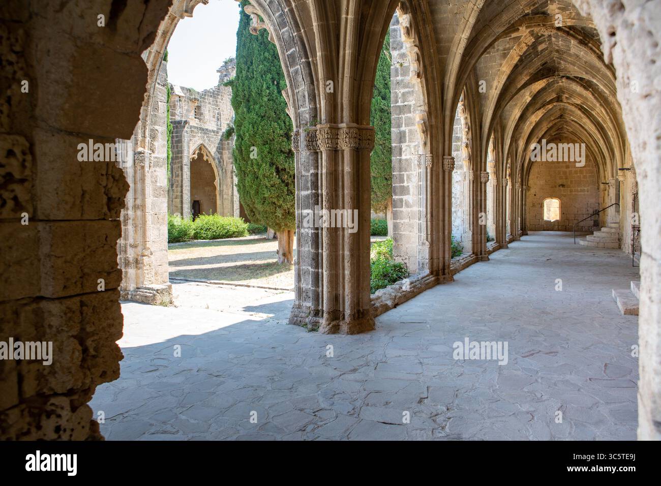 Abbaye de Bellapais, Chypre du Nord Banque D'Images