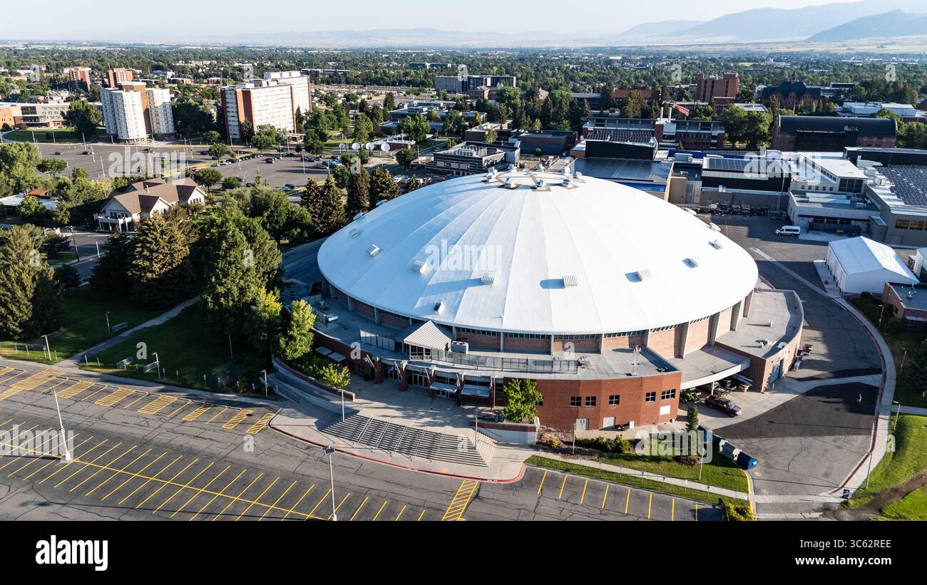 Brick Breeden Fieldhouse, Montana State University, Bozeman, Montana Banque D'Images