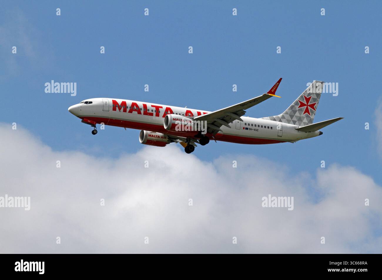 Malta air Boeing 737-MAX Banque D'Images