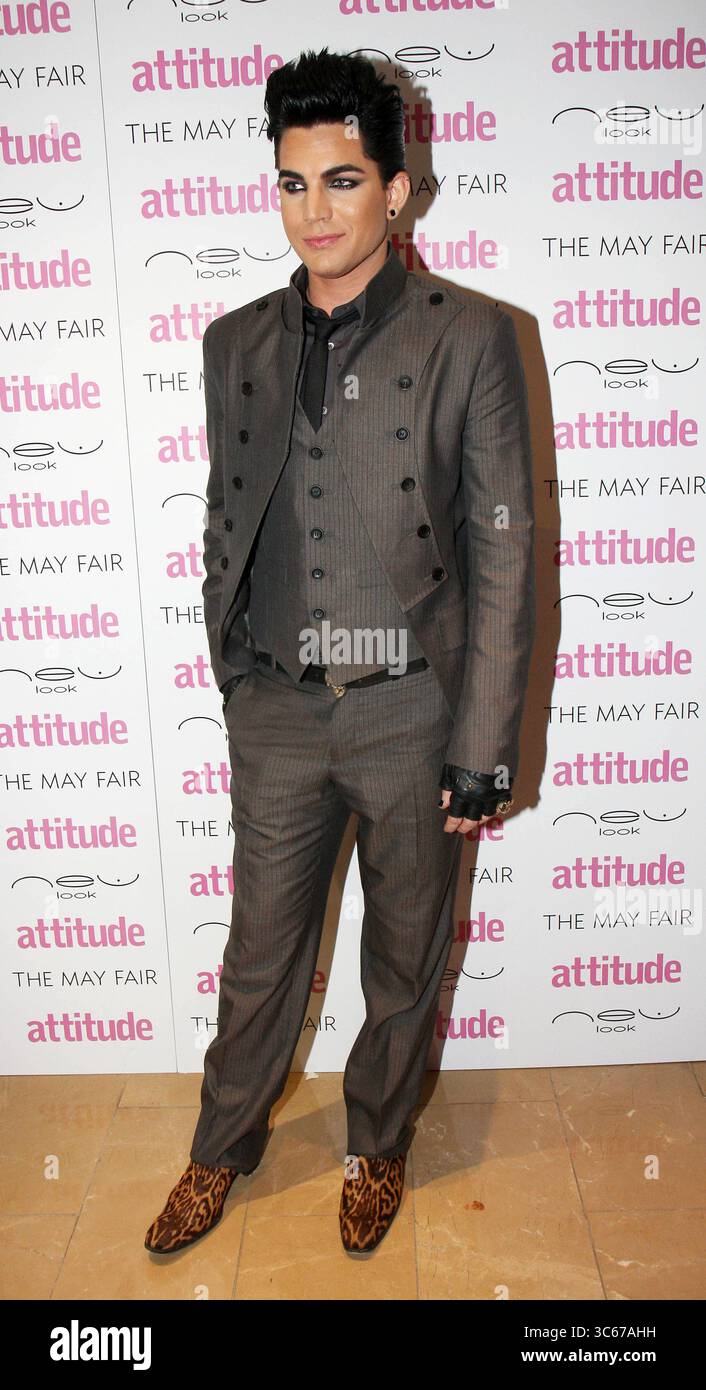 Adam Lambert à attitude's Sweet 16 Birthday Party à Londres - 05 mai 2010 FAMOUS PICTURES AND FEATURES AGENCY 13 HARWOOD ROAD LONDON SW6 4QP ROYAUME-UNI tel +44 (0) 20 7731 9333 fax +44 (0) 20 7731 9330 e-mail info@famous.uk.com www.famous.uk.com FAM38465 Banque D'Images