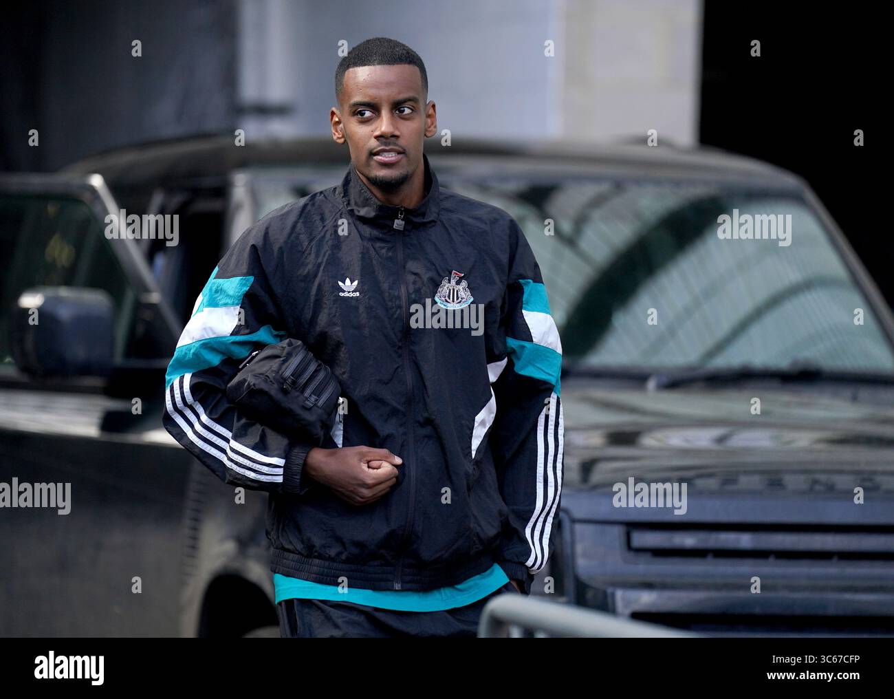 Photo du dossier datée du 13-04-2025 d'Alexander Isak de Newcastle United qui s'entraîne individuellement avec Real Sociedad, le club basque l'ont confirmé. Date de la photo : dimanche 13 avril 2025. Date d'émission : jeudi 31 juillet 2025. Le crédit photo devrait indiquer Owen Humphreys/PA Wire. Banque D'Images