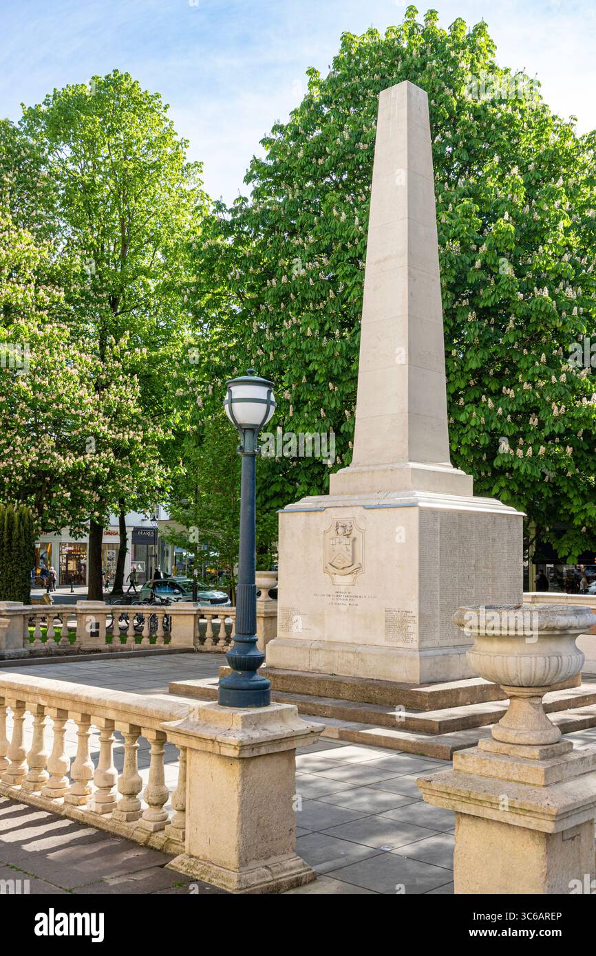Le mémorial de guerre sur la Promenade, Cheltenham, Gloucestershire, Angleterre Royaume-Uni Banque D'Images