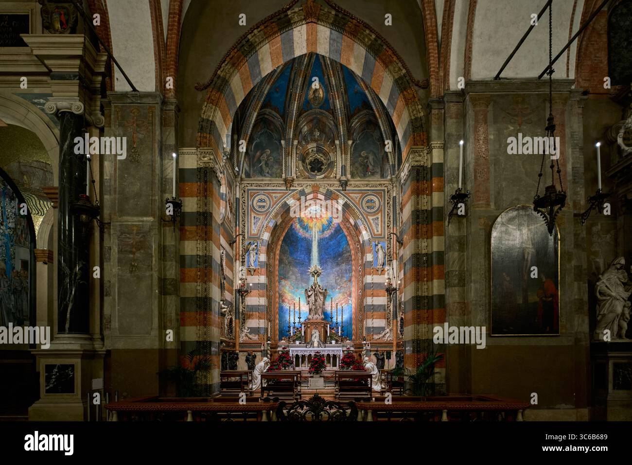 La chapelle du Saint Sacrement (Cappella Gattamelata) de la basilique Saint Antoine de Padoue (Basilica di Sant'Antonio di Padova), Italie Banque D'Images
