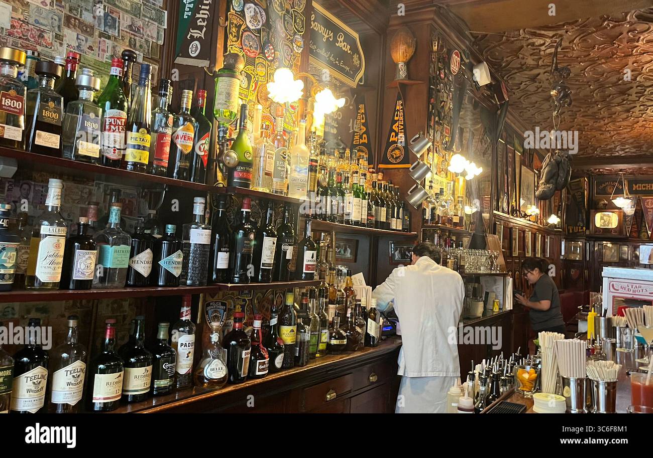 Harry's New York Bar - 5 Rue Daunou, 75002 Paris, France Banque D'Images