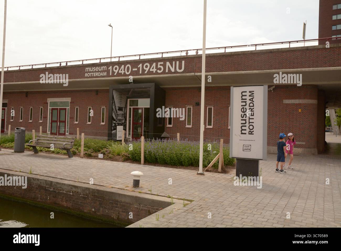 Musée Rotterdam 1940-1945 - Musée de la seconde Guerre mondiale à Coolhaven, Rotterdam, pays-Bas Banque D'Images