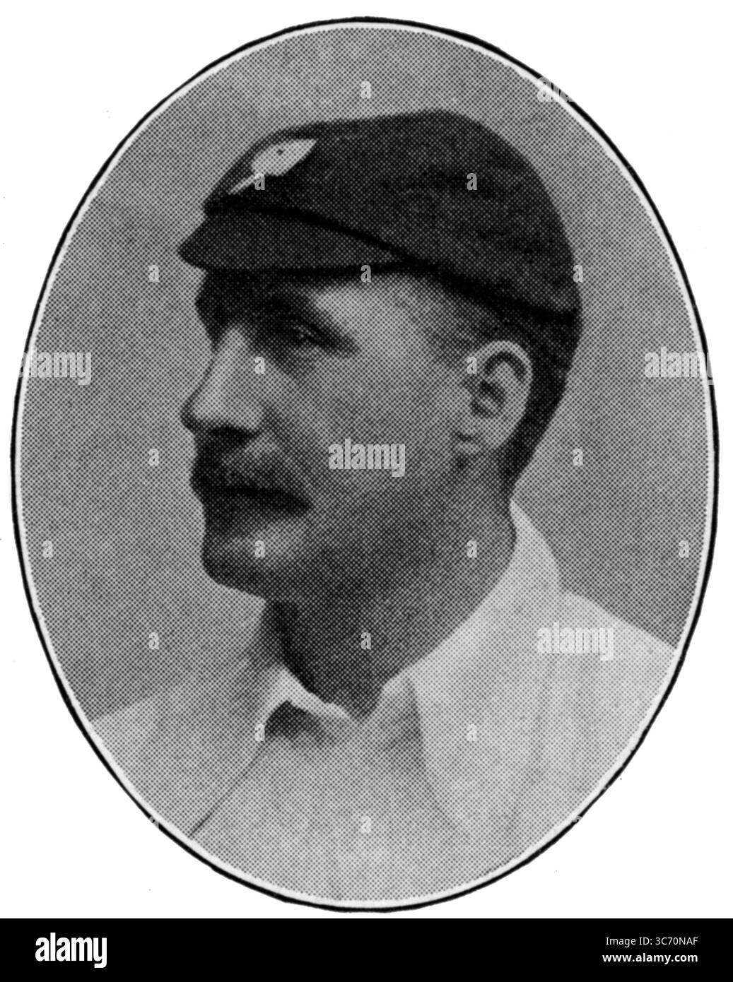 Lord Hawke : joueur de cricket du comté Yorkshire Martin Bladen Hawke, 7e baron Hawke (Gainsborough, 16 août 1860 - 10 octobre 1938 à Édimbourg) est un joueur de cricket et administrateur anglais. Il a été capitaine du Yorkshire County Cricket Club pendant 28 saisons et a joué dans cinq tests matches, dont quatre qu'il a été capitaine (et tous les quatre ont été gagnés). Banque D'Images