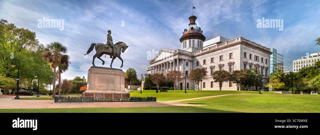 Vue extérieure de Columbia State House de Caroline du Sud Banque D'Images