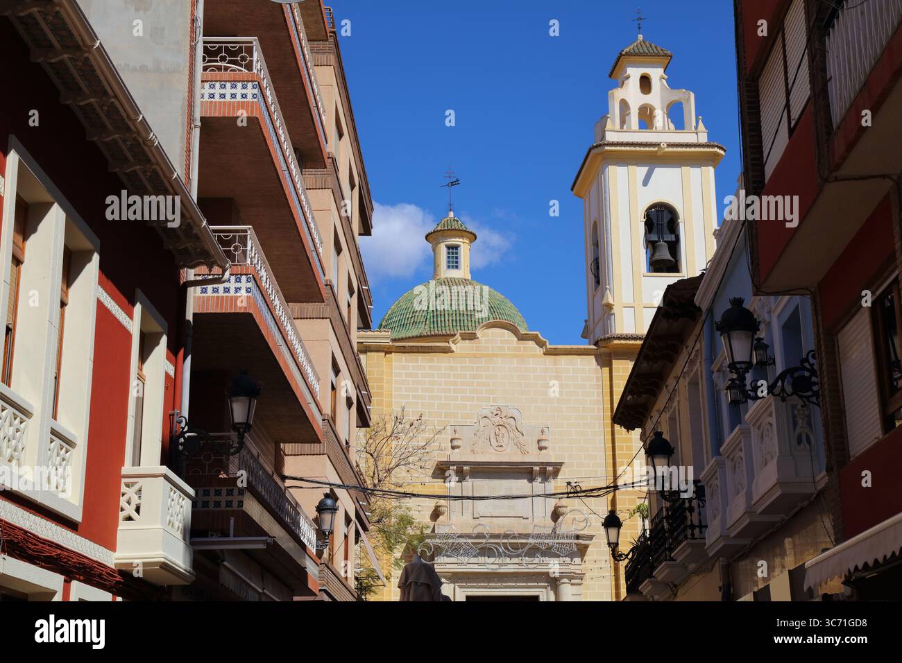 Sant Vincent Del Raspeig ville dans la province d'Alicante, Communauté valencienne en Espagne. Banque D'Images