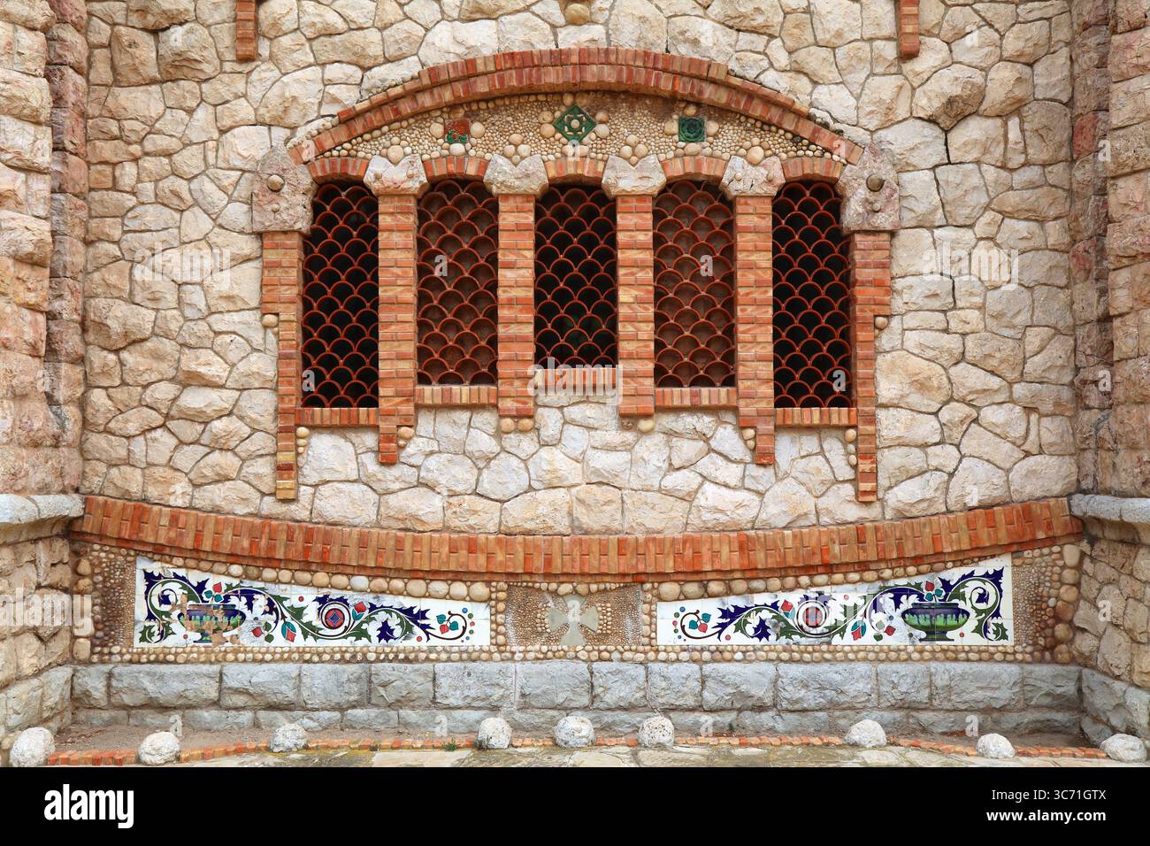 Sanctuaire de Sainte Marie-Madeleine (Santuari de Santa Maria Magdalena). Église catholique à Novelda, Espagne. Monument dans le modernisme valencien (Art Valencien Banque D'Images