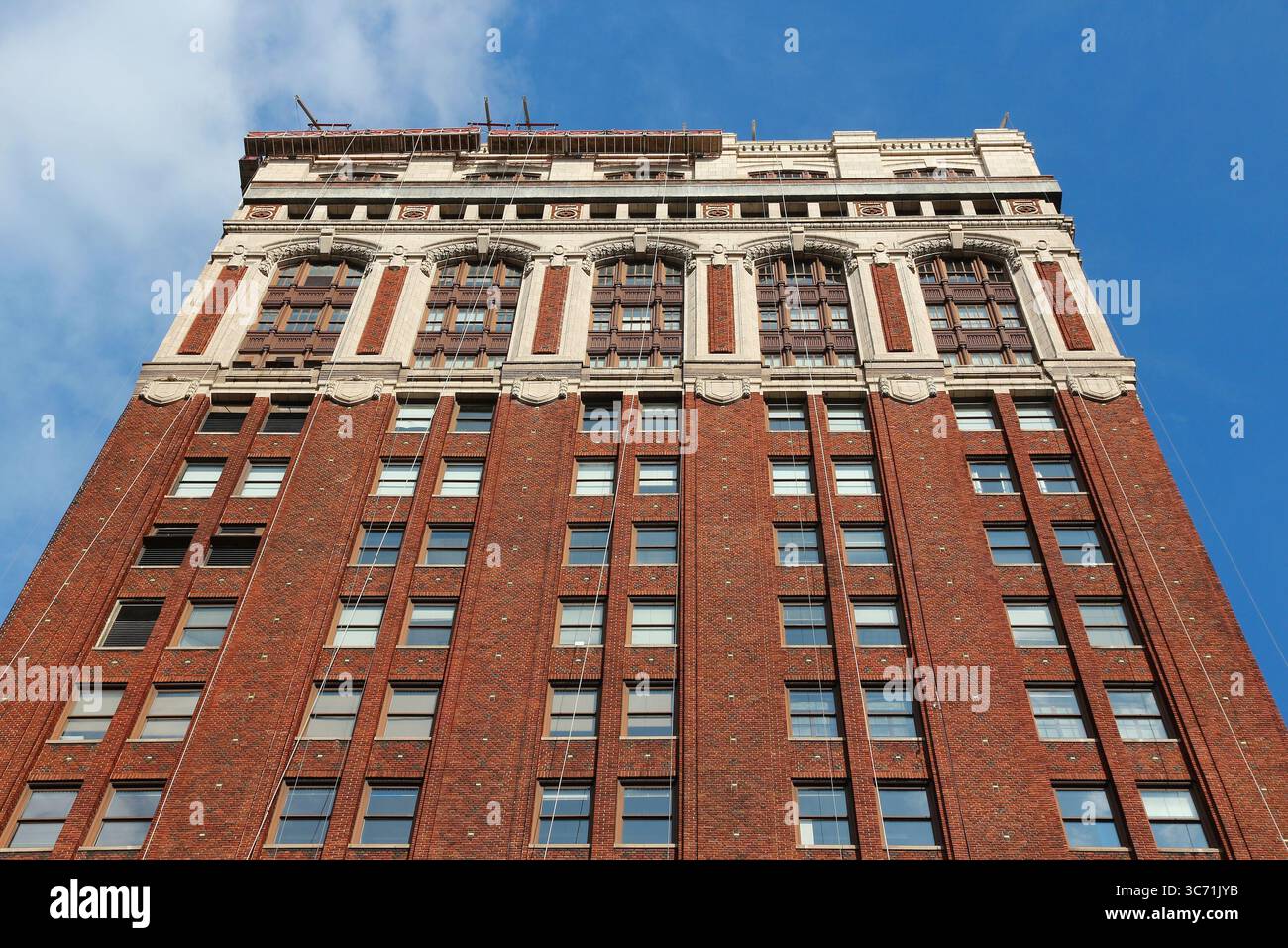 NEW YORK, États-Unis - 3 JUILLET 2013 : Masonic Hall Grand Lodge bâtiment dans la 6ème Avenue du quartier Flatiron, Manhattan, New York City. Banque D'Images
