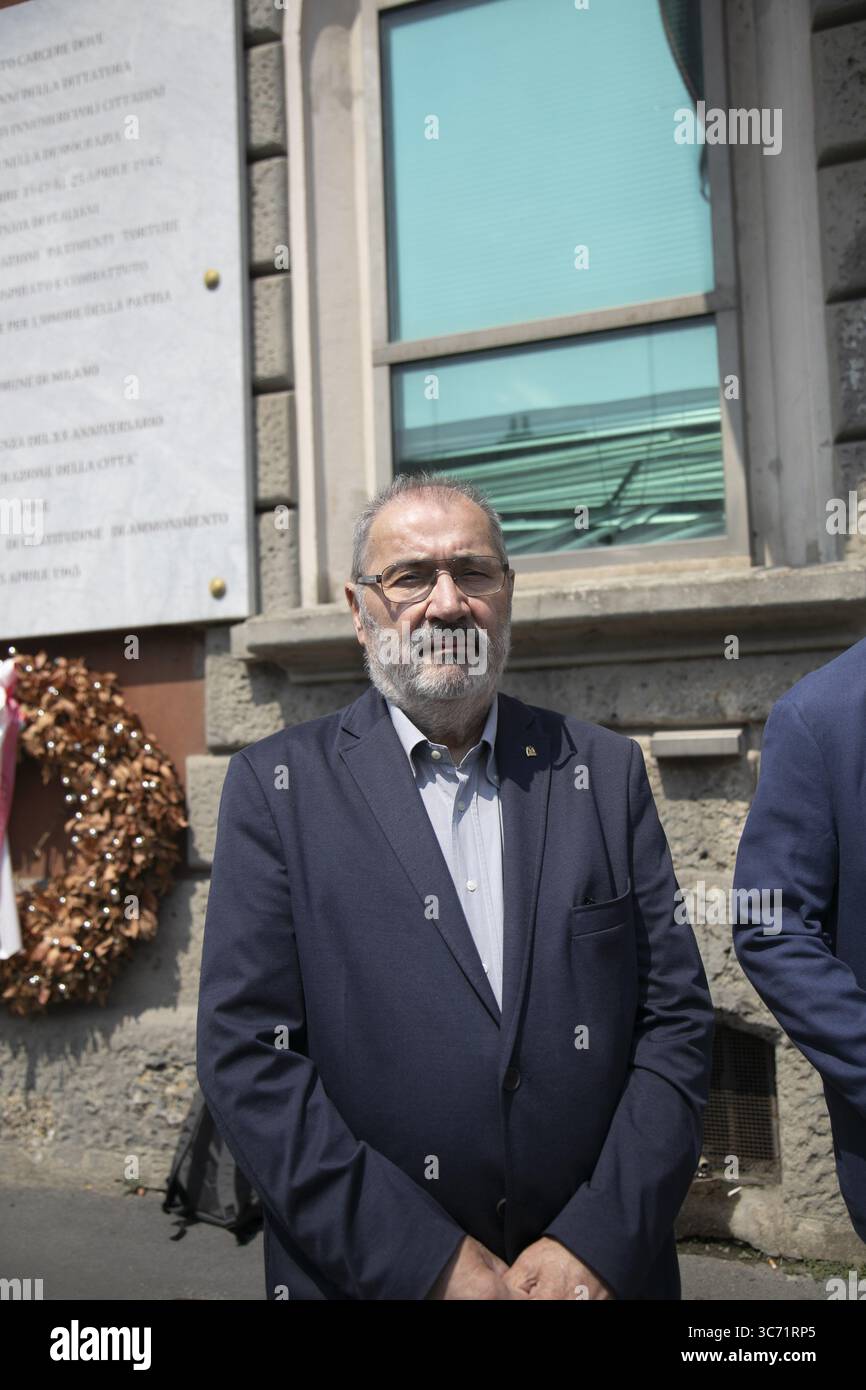 Milan, Italie. 01 août 2025. Milan, la Cour pénale de Milan rend visite aux détenus de San Vittore avec le sénateur Tino Magni de l'Alliance de la gauche verte. Crédit : Agence photo indépendante/Alamy Live News Banque D'Images