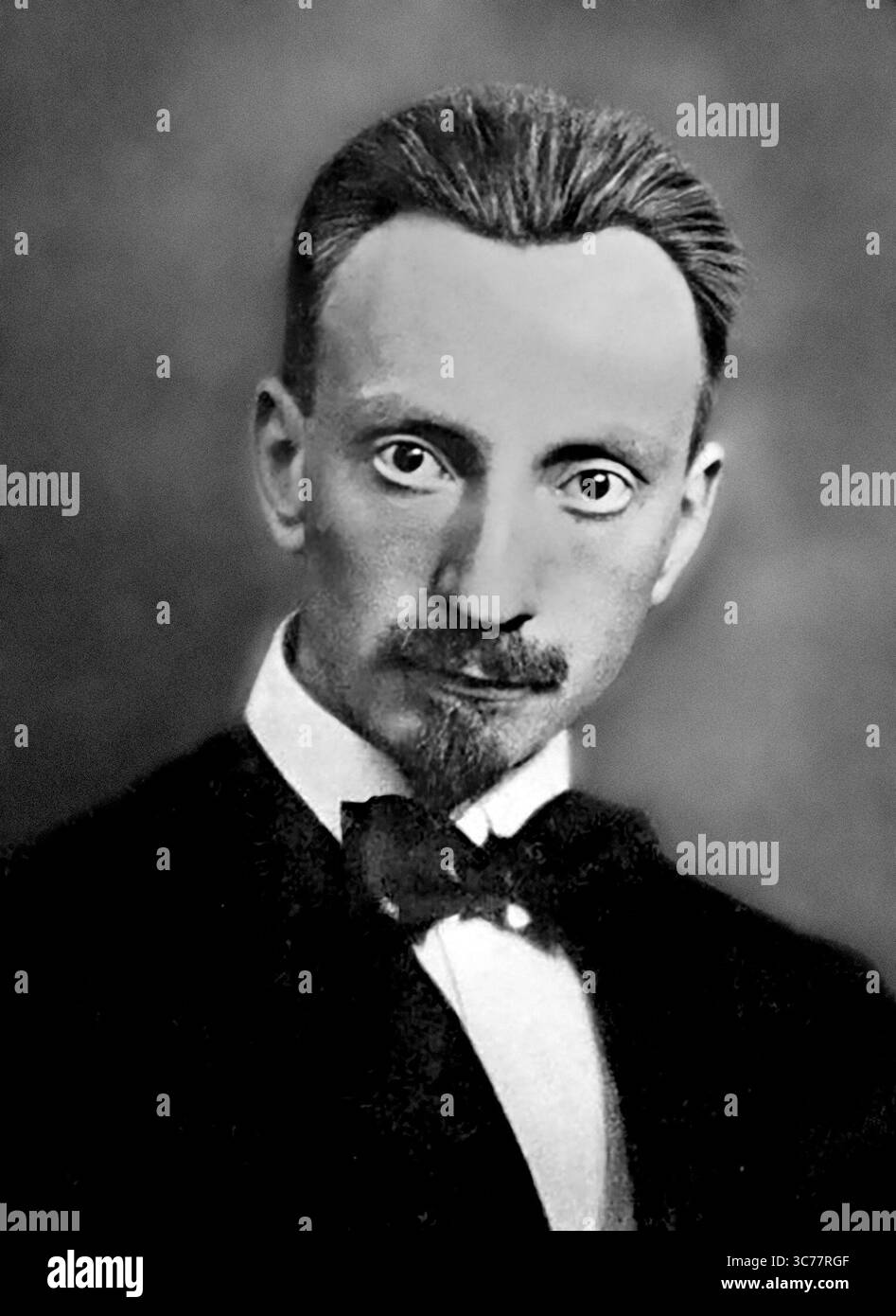 Luigi Russolo. Portrait du compositeur, peintre et constructeur italien d'instruments de musique expérimentaux, Luigi Carlo Filippo Russolo (1885-1947), v. 1916 Banque D'Images