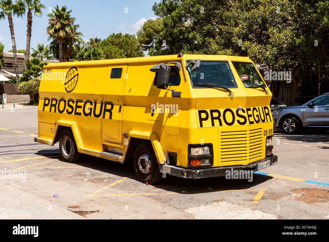 Camion De Chantier JAAL N°219 - Miniature Jaune, Fabrication Espagne, Occasion