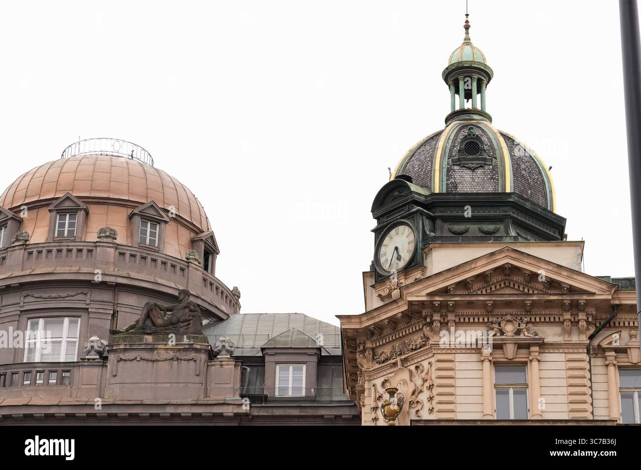 Architecture ancienne à Prague. République tchèque. Banque D'Images Architecture ancienne à Prague. République tchèque. Banque D'Images
