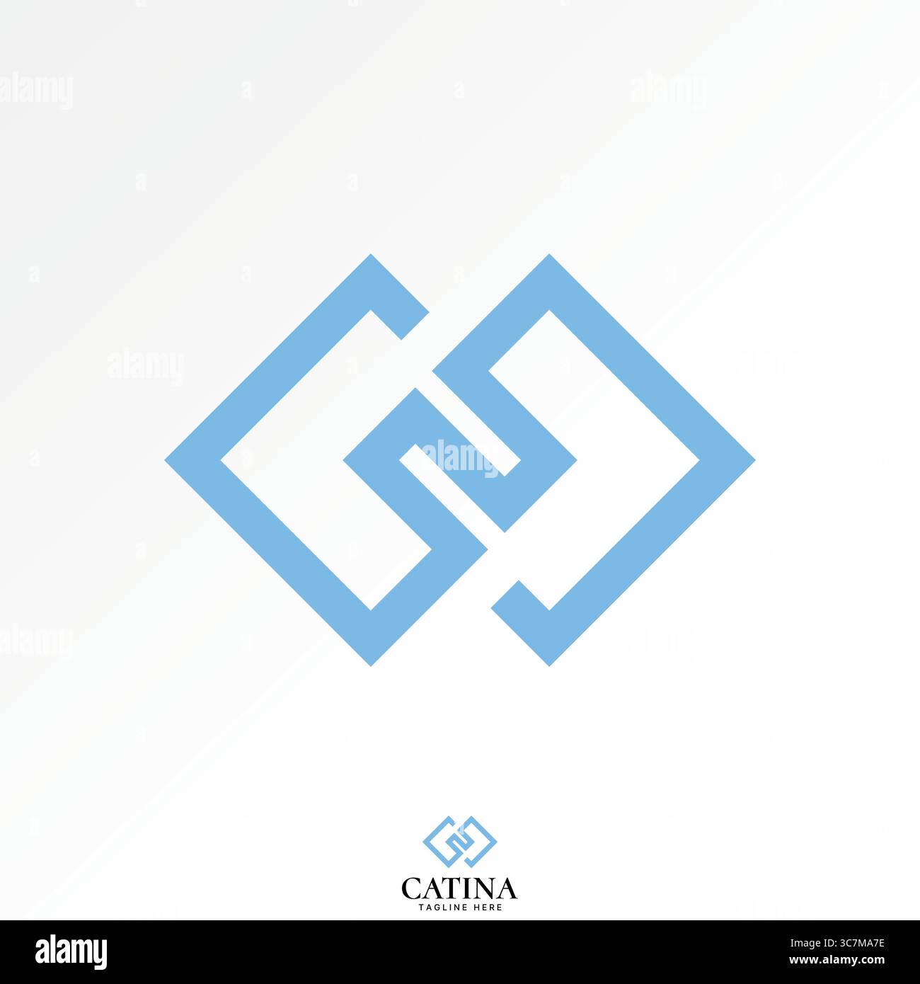 Logo design concept graphique créatif premium vecteur image stock top vendre unique motif ligne décoration élément courbe de mode peinture contemporaine Illustration de Vecteur
