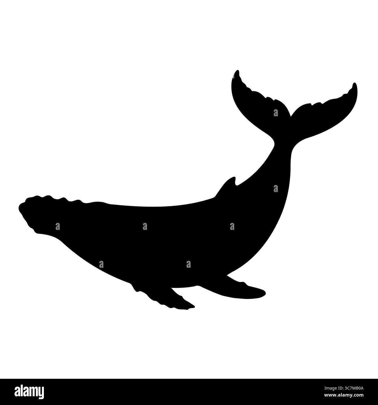 Silhouette de baleine nageant dans la mer profonde 2 Illustration de Vecteur Silhouette de baleine nageant dans la mer profonde 2 Illustration de Vecteur