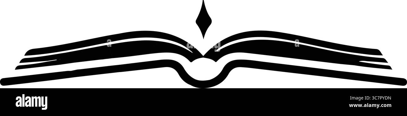 Un design de logo de livre pour l'entreprise Illustration de Vecteur
