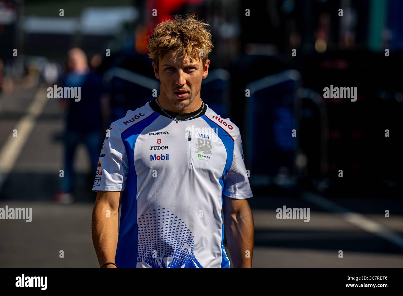 HUNGARORING, HONGRIE - JUILLET 31 : Liam Lawson, Racing Bulls VCARB 02 de Nouvelle-Zélande lors du Grand Prix de Hongrie à Hungaroring le jeudi 31 juillet 2025 à Mogyorod, Hongrie (photo de Michael Potts/BSR Agency) crédit : BSR Agency/Alamy Live News Banque D'Images