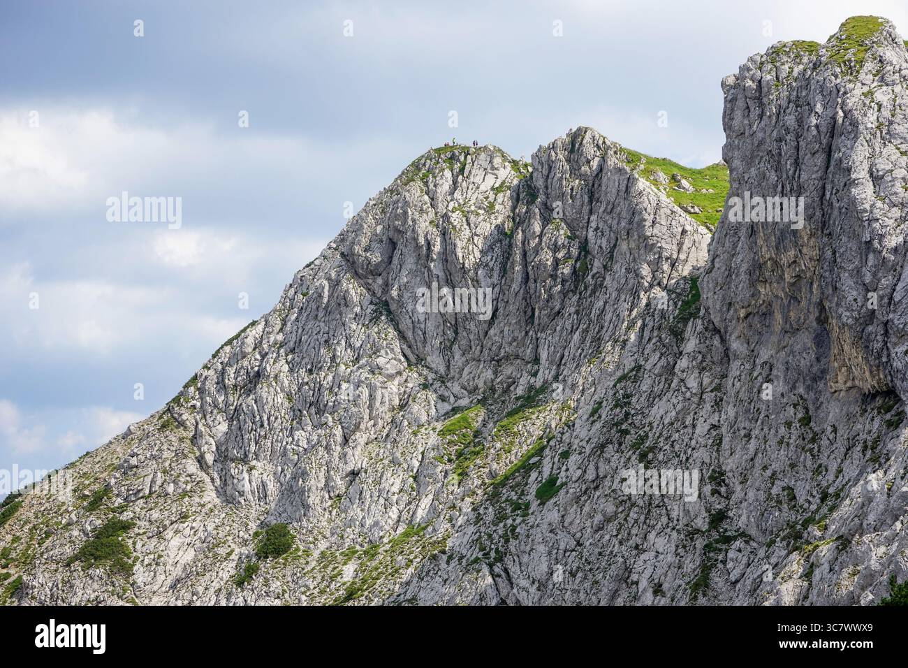 Pic de Viševnik depuis North Side, Slovénie Banque D'Images