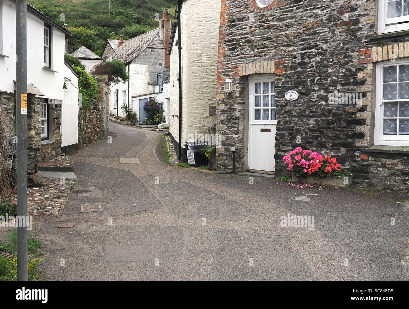 Port Isaac, ancien village de pêcheurs en Cornouailles Banque D'Images