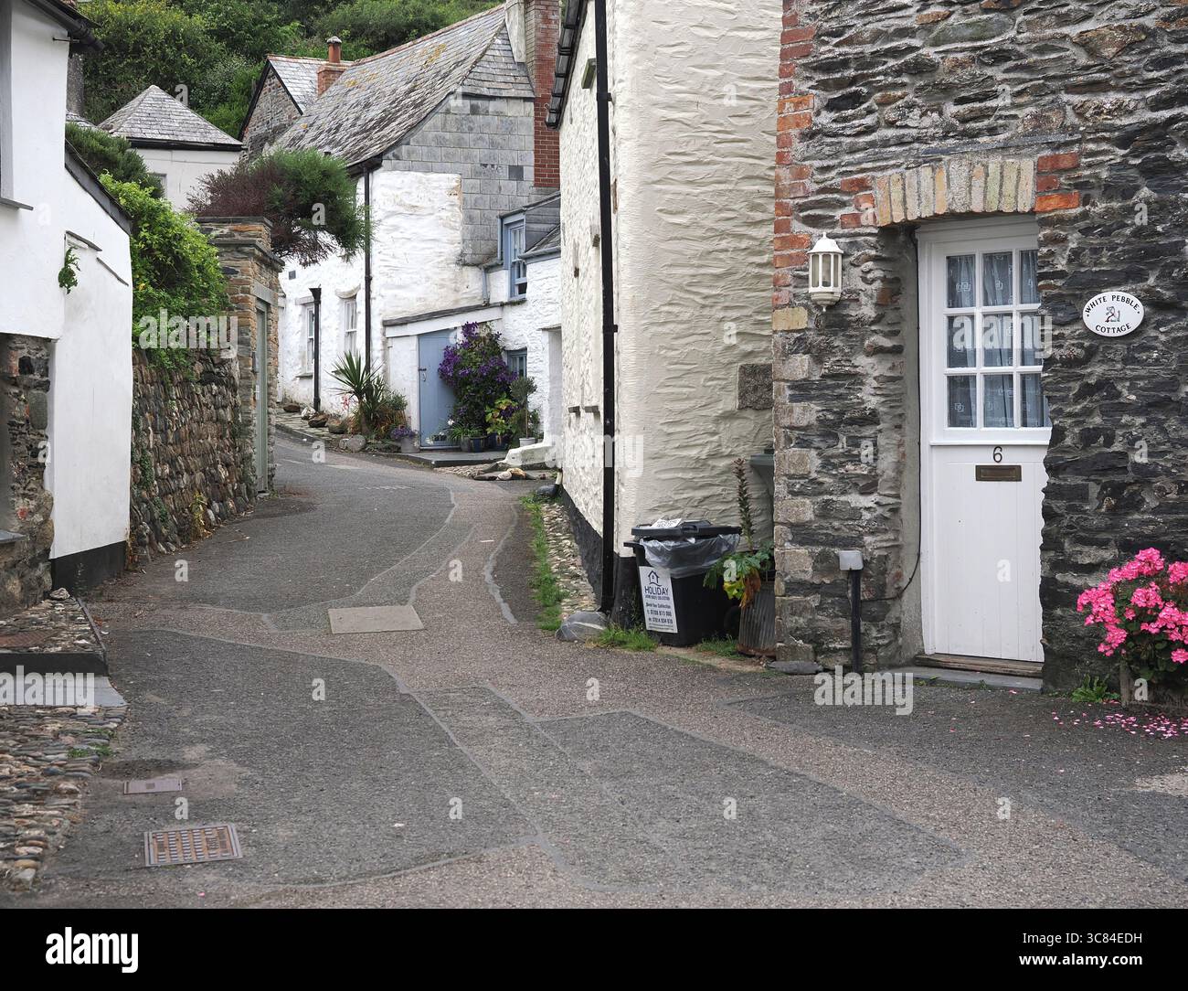 Port Isaac, ancien village de pêcheurs en Cornouailles Banque D'Images