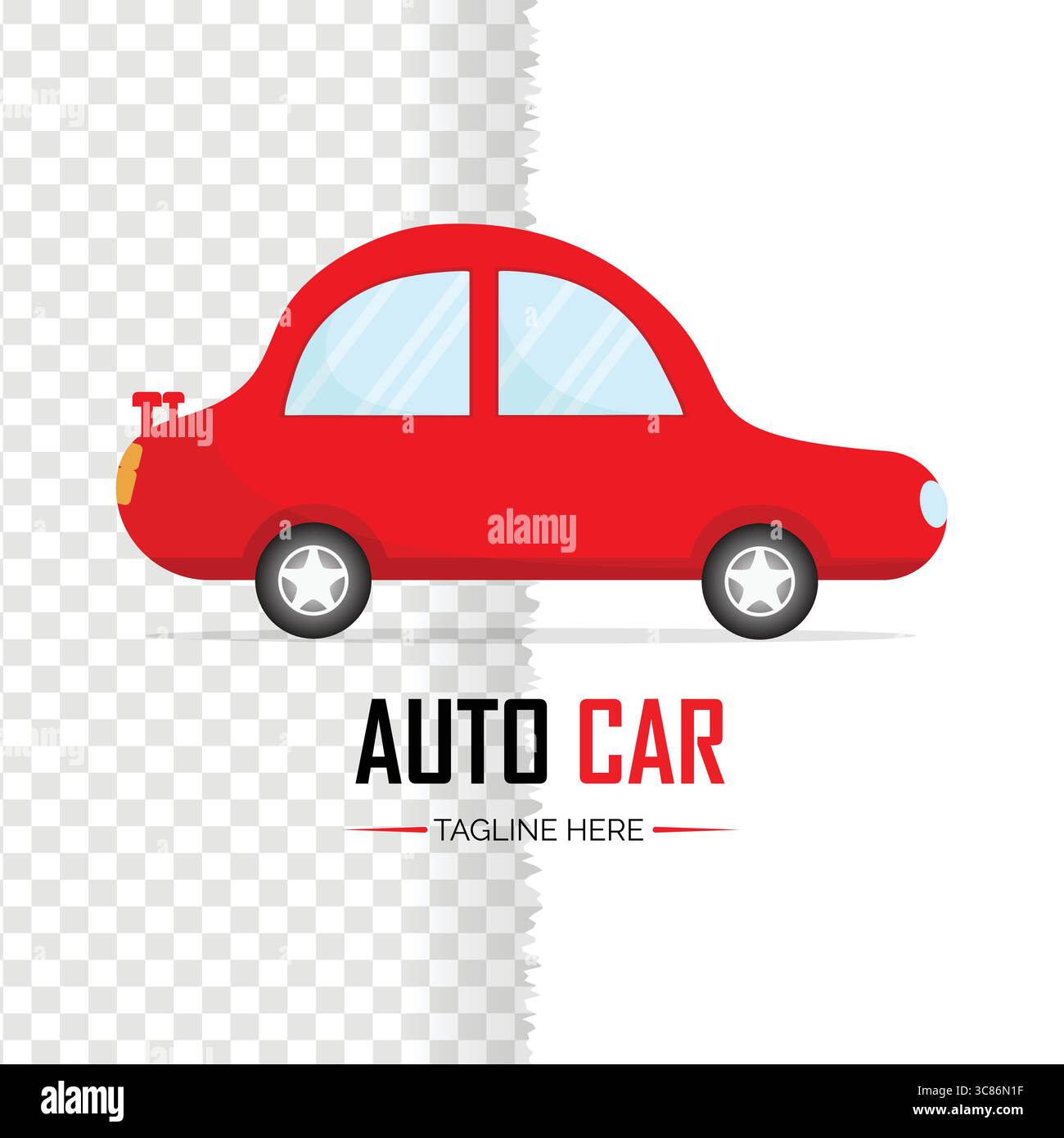 Voiture de style de dessin animé de passager véhicules automobiles modernes, conceptions de transport à moteur à roues Illustration de Vecteur