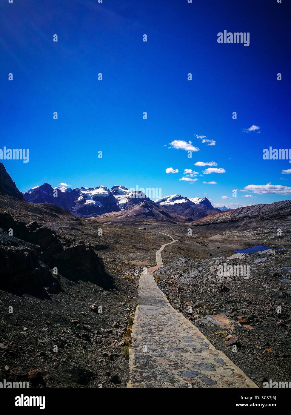 huaraz nationalpark montagne, pérou Banque D'Images